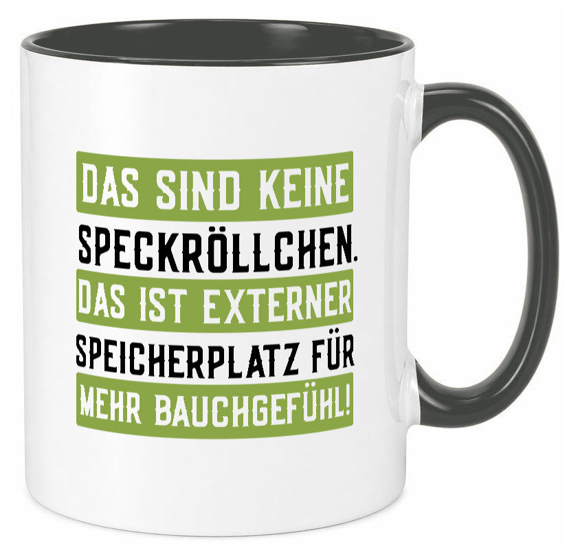 Keine Speckröllchen | Softwareentwickler PC Körperfülle Geschenkidee Humor Tasse