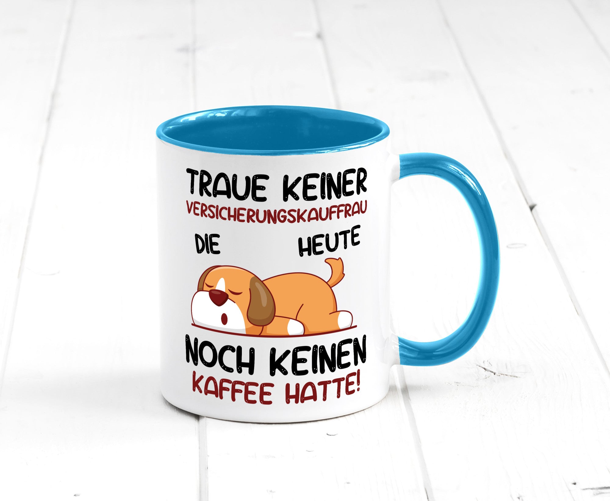 Traue keiner Versicherungskauffrau | Kauffrau Geschenk Humor Geschenkidee