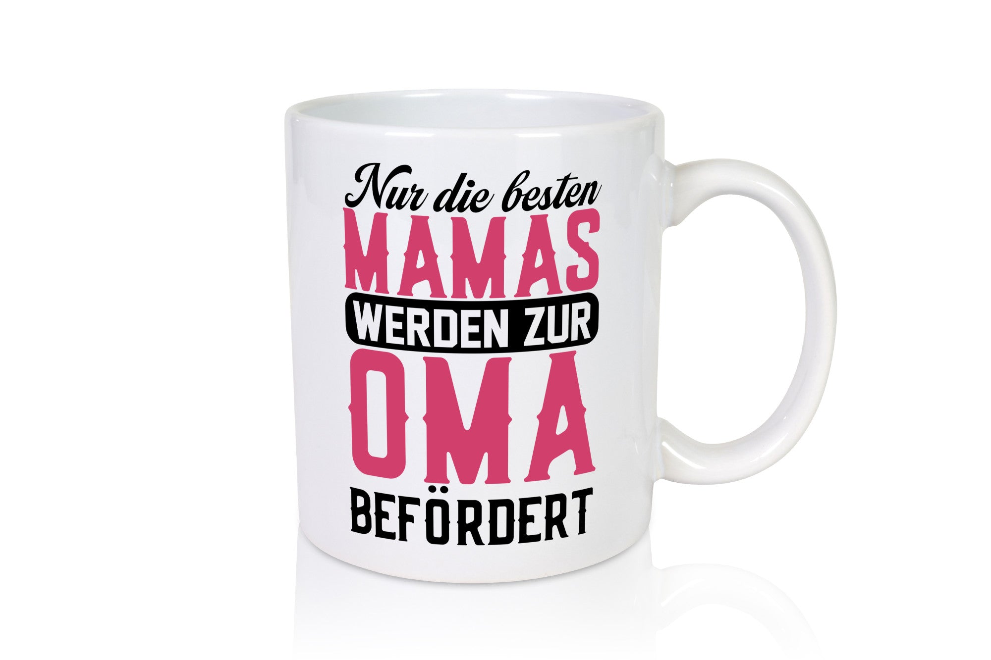 Beste Mama wird zur Oma befördert | Großmutter lustiger Spruch Geschenk Familie
