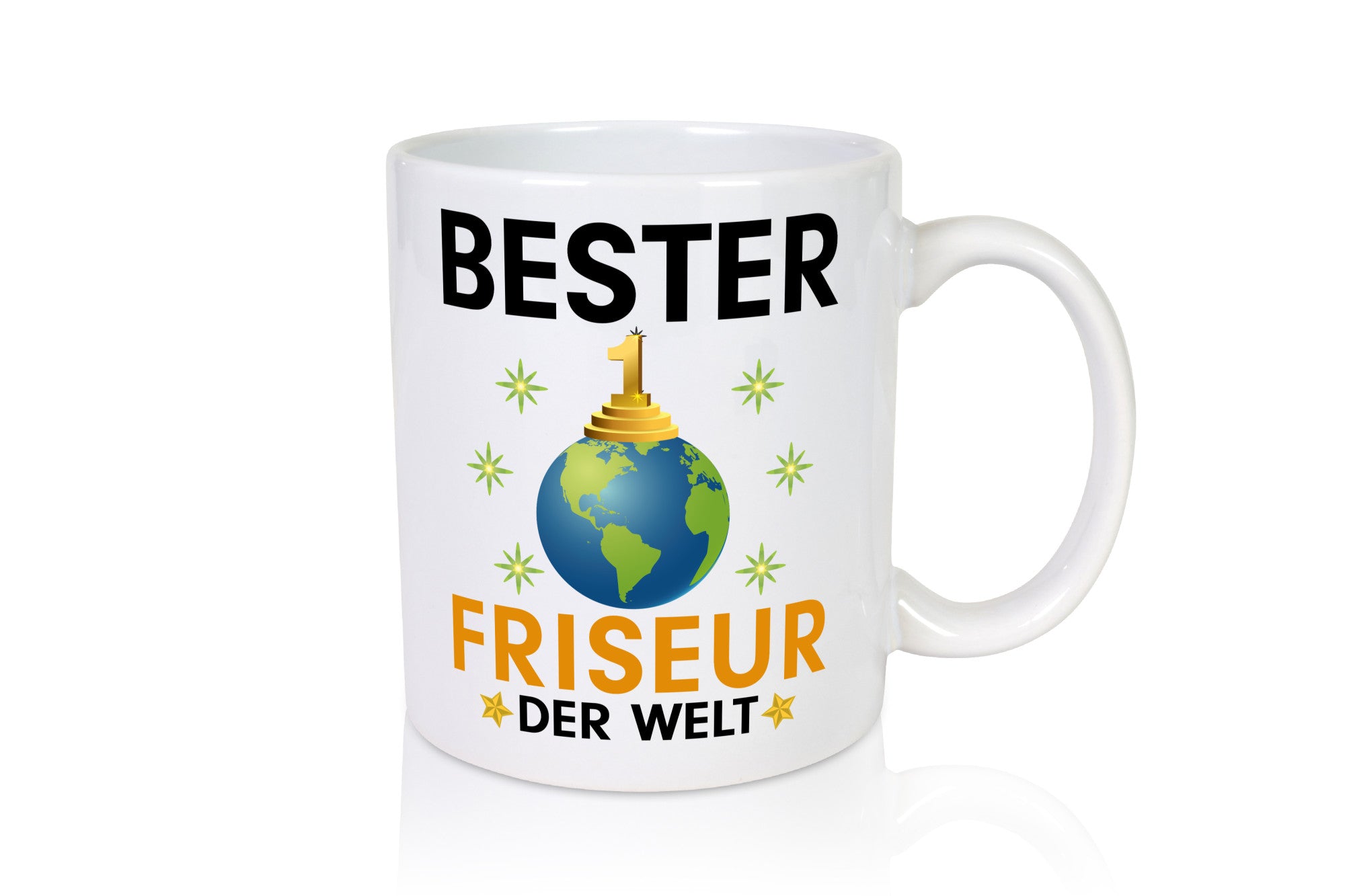 Welt Bester Friseur | Frisör lustiger Spruch Geschenk Humor Geschenkidee Tasse