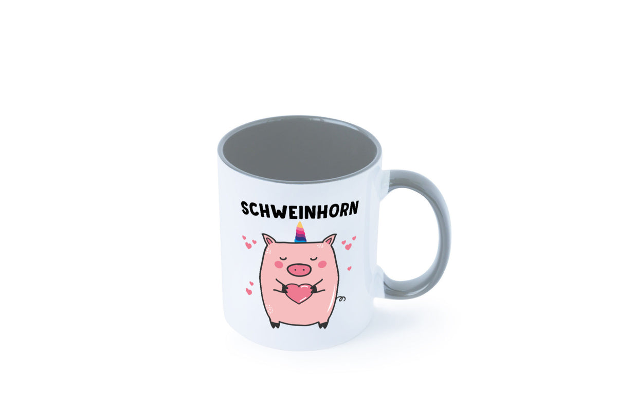 Schweinhorn lustig Humor Geschenkidee Geschenk Tasse