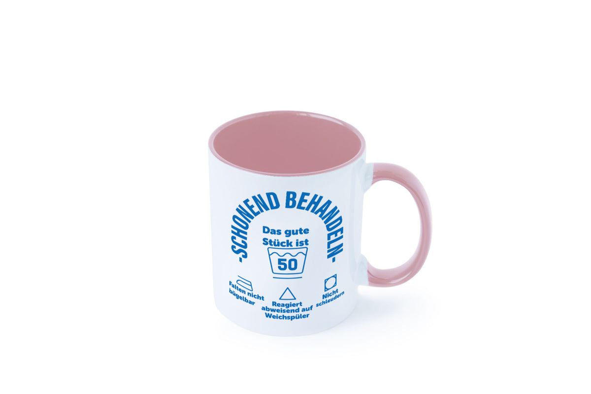 Schonend behandeln | 50 Geburtstag Humor Geschenkidee Tasse