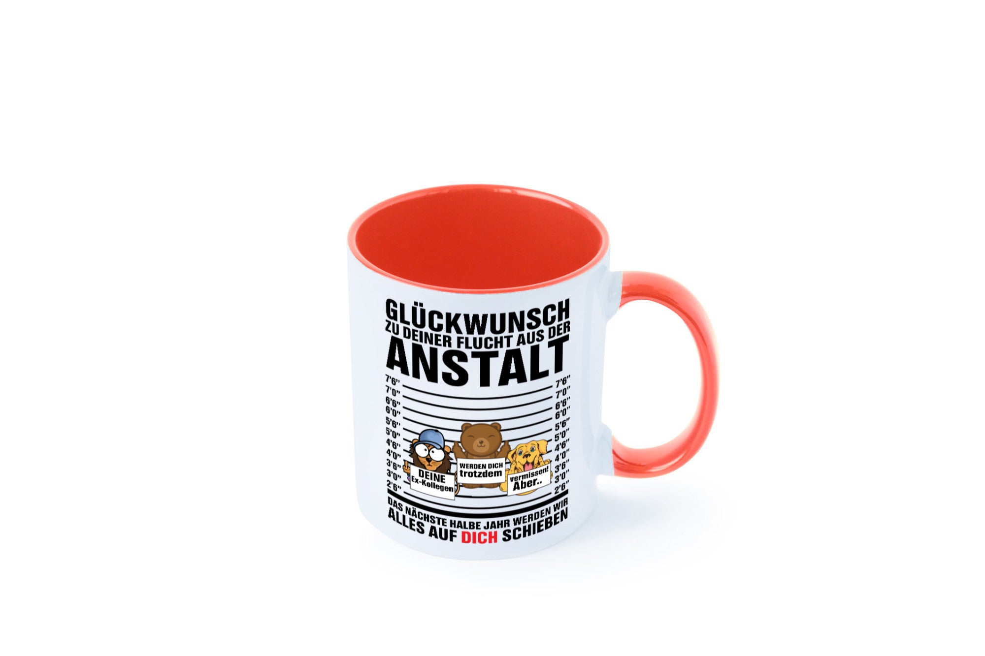 Glückwunsch zur Flucht | Arbeitskollegen Berufswechel Humor Arbeit Kollegen