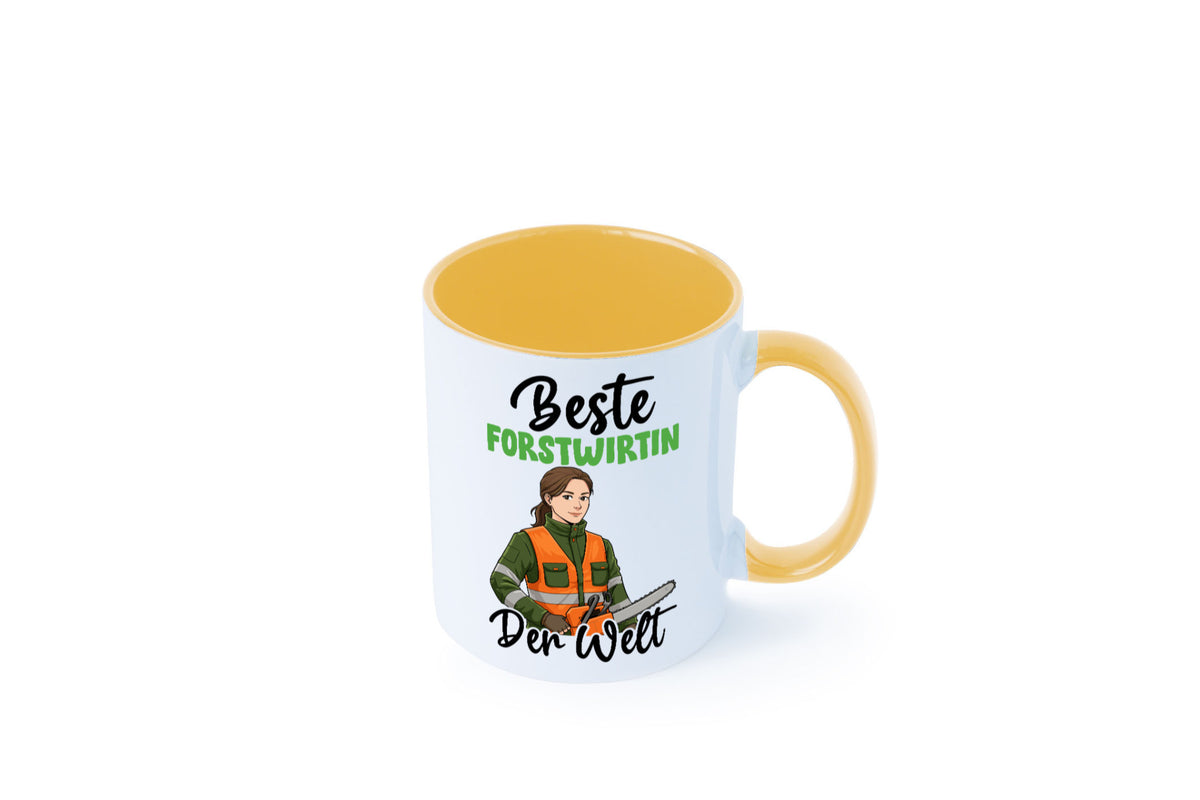 Beste Forstwirtin | Forst Wirtin v2 lustig Humor Geschenkidee Geschenk Tasse