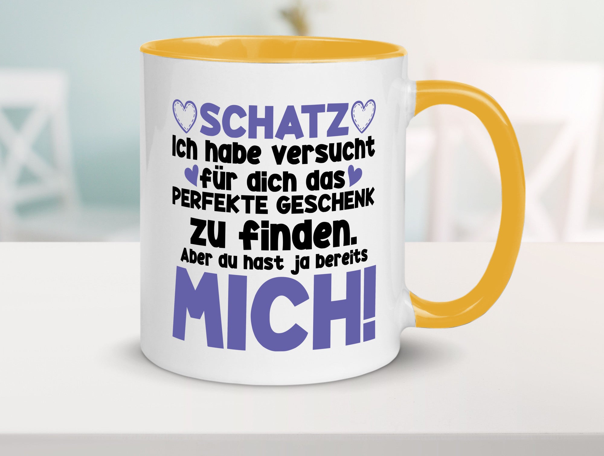 Schatz | Liebe Valentinstag Freund Freundin Herz Geschenkidee Humor Tasse