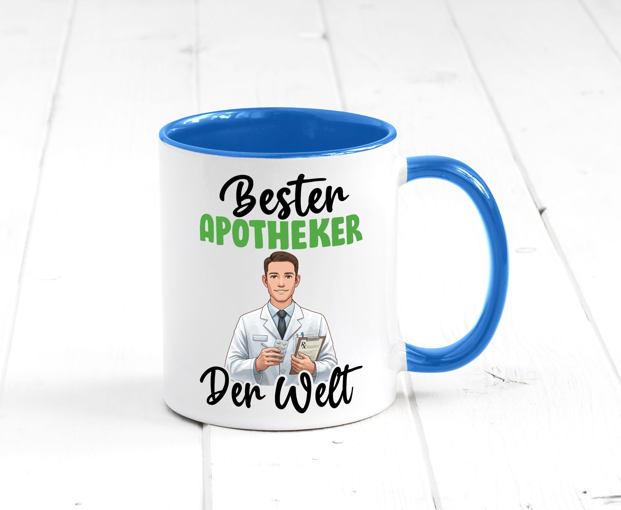 Bester Apotheker | Apotheke Pharmazie v2 Humor Geschenkidee Tasse