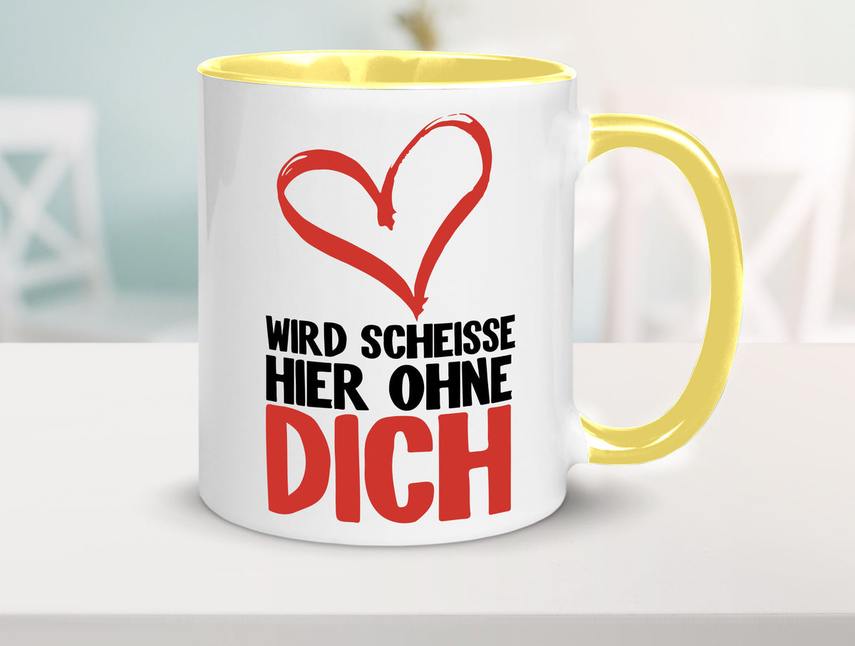 Wird Scheisse Geschenk Humor Geschenkidee lustiger Spruch Tasse