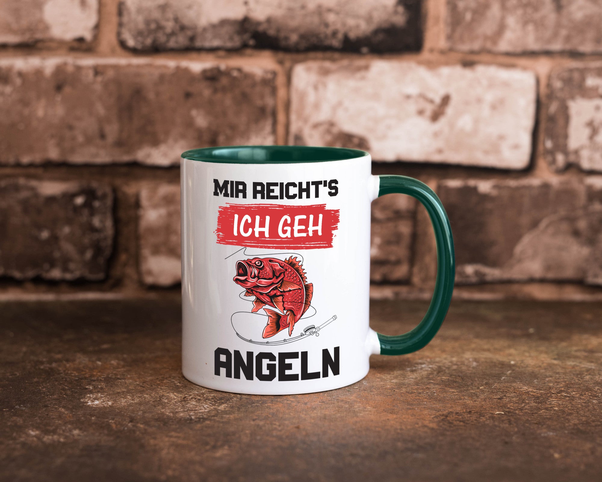 Ich geh angeln | Angler Tasse Fisch Fischer Humor lustig Geschenkidee Geschenk