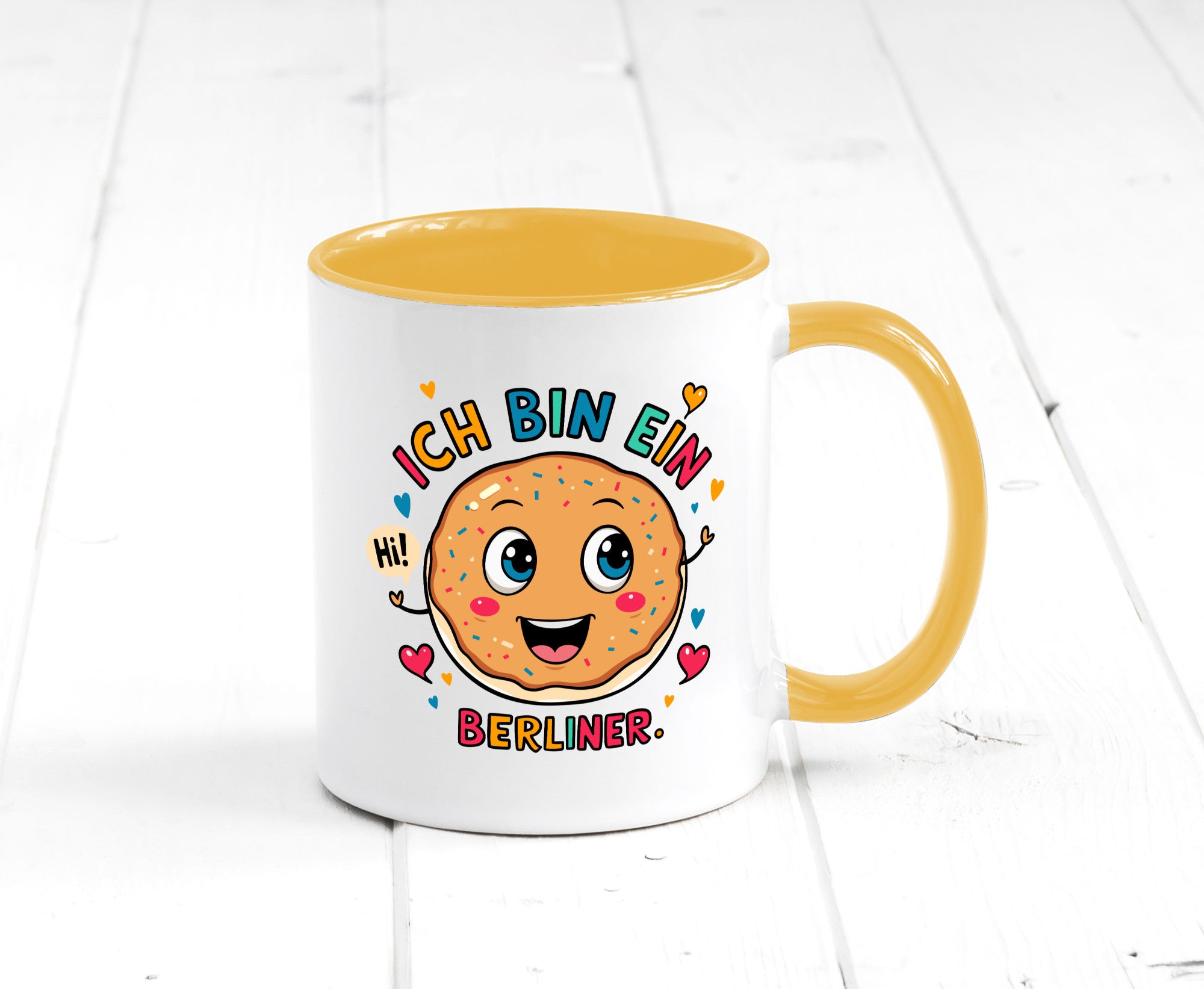 Ich bin ein Berliner | Krapfen Pfannkuchen Humor Geschenkidee Tasse