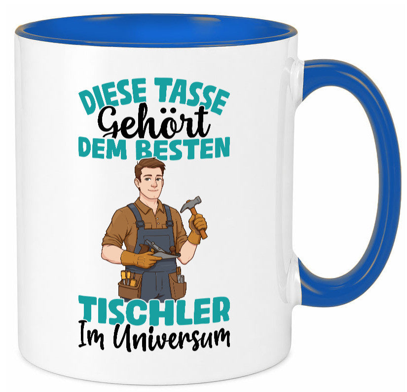 Im Universum: Tischler | Handwerk Beruf Tischlerei Geschenkidee Arbeit Kollegen Tasse
