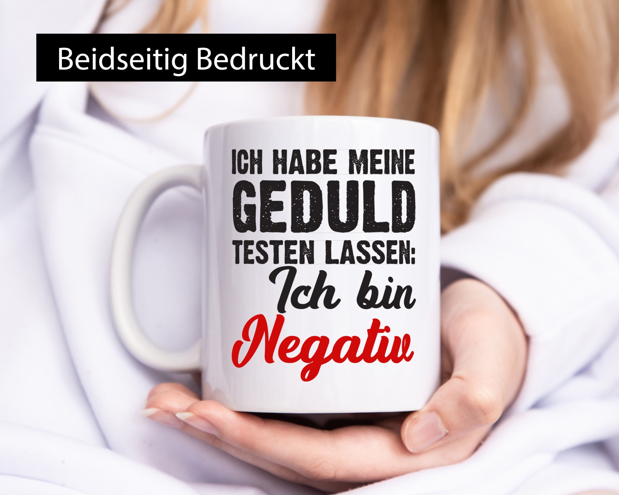 Geduld testen lassen | ungeduld lustiger Spruch Geschenk Humor Geschenkidee
