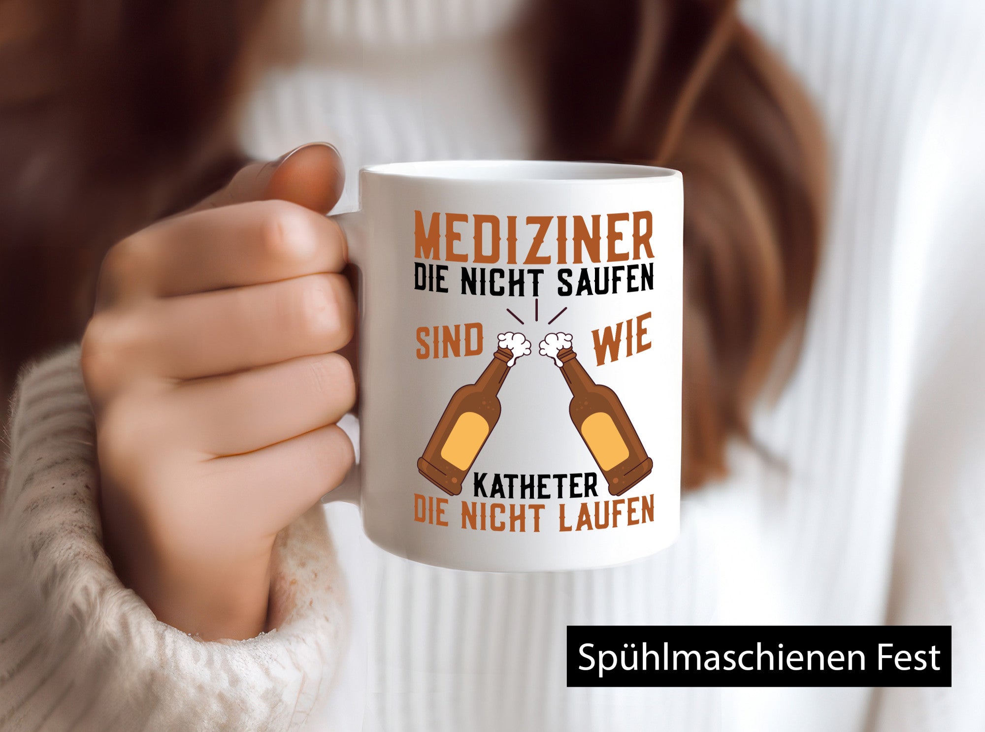 Mediziner die nicht saufen | Arzt Ärztin Alkoholiker lustiger Spruch Geschenk