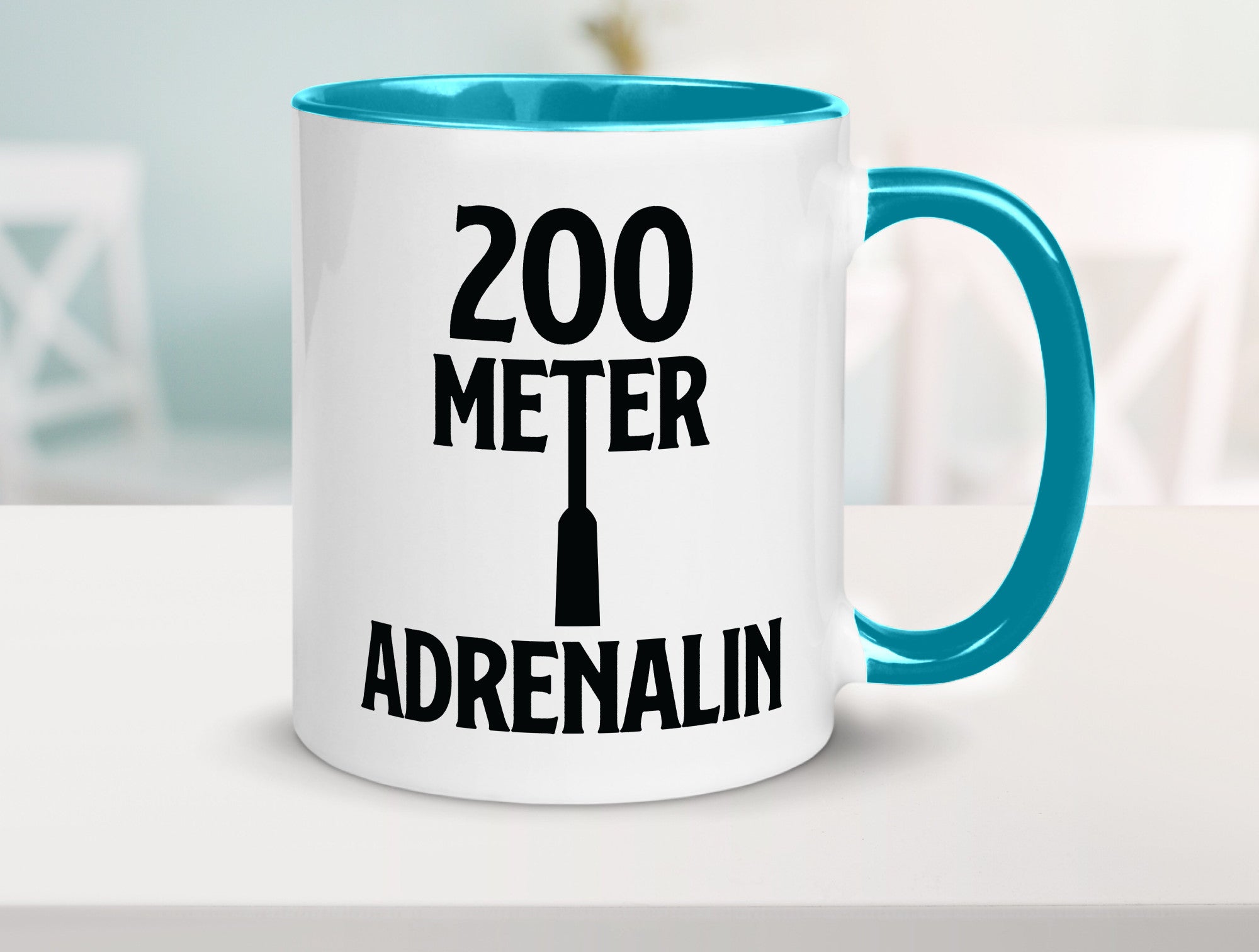 200 Meter Adrenalin v2 lustig Humor Geschenkidee Geschenk Tasse