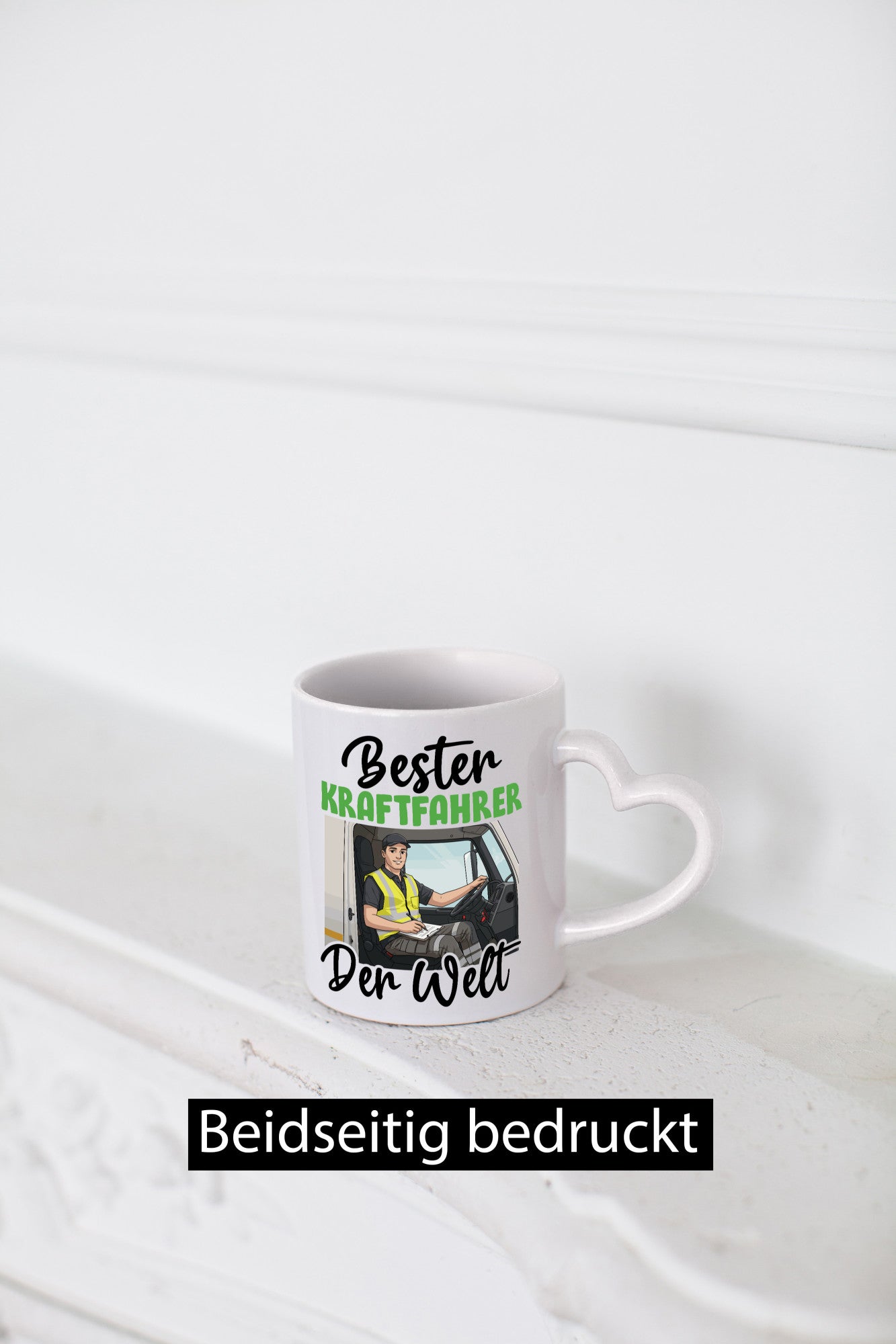 Bester Kraftfahrer | Lastwagen LKW Fahrer v2 Humor Geschenkidee Tasse