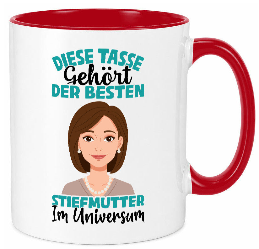 Im Universum: Stiefmutter | Stieftochter Beste Geschenk Familie Geschenkidee Tasse
