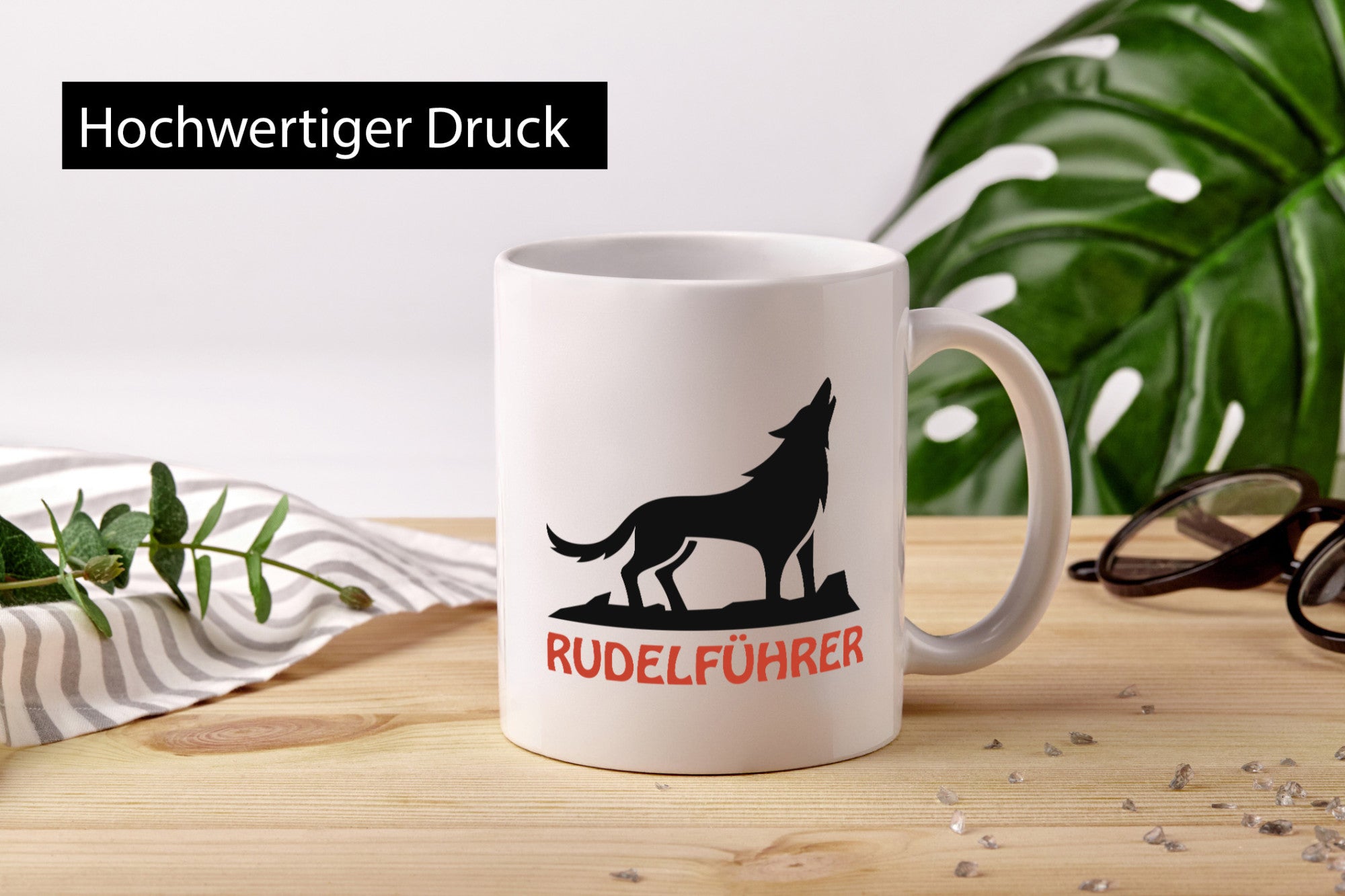Rudelführer | Spruch Wolf Hundebesitzer Hunde lustiger Geschenk Tierliebhaber