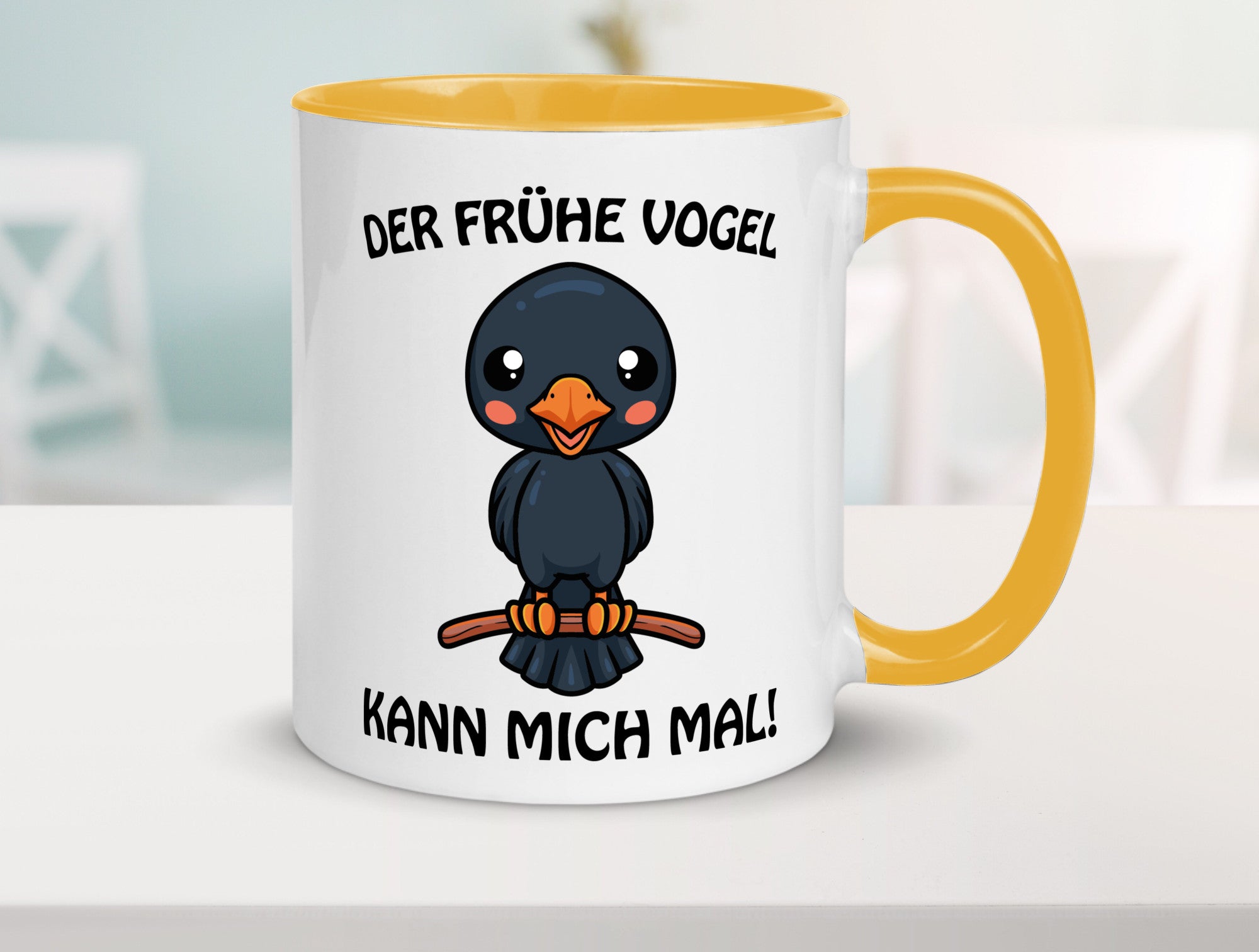 Der Frühe Vogel Humor Geschenkidee Tasse