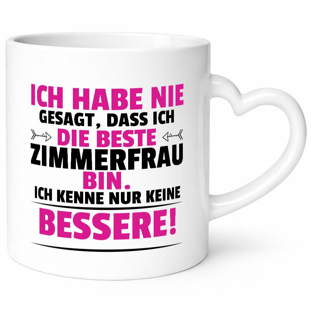 Die Beste Zimmerfrau| Holzbau | Handwerkerin Humor Geschenkidee Tasse