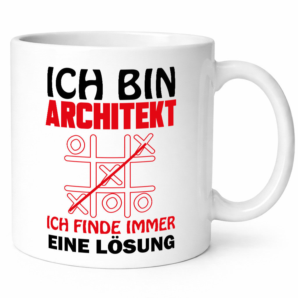 Ich bin Architekt Geschenk Humor Geschenkidee lustiger Spruch Tasse