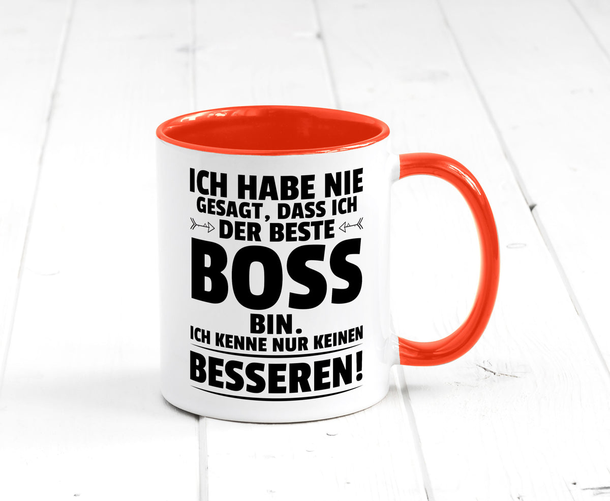 Der Beste Boss | Führungskraft Vorgesetzter lustiger Spruch Geschenk Humor Tasse
