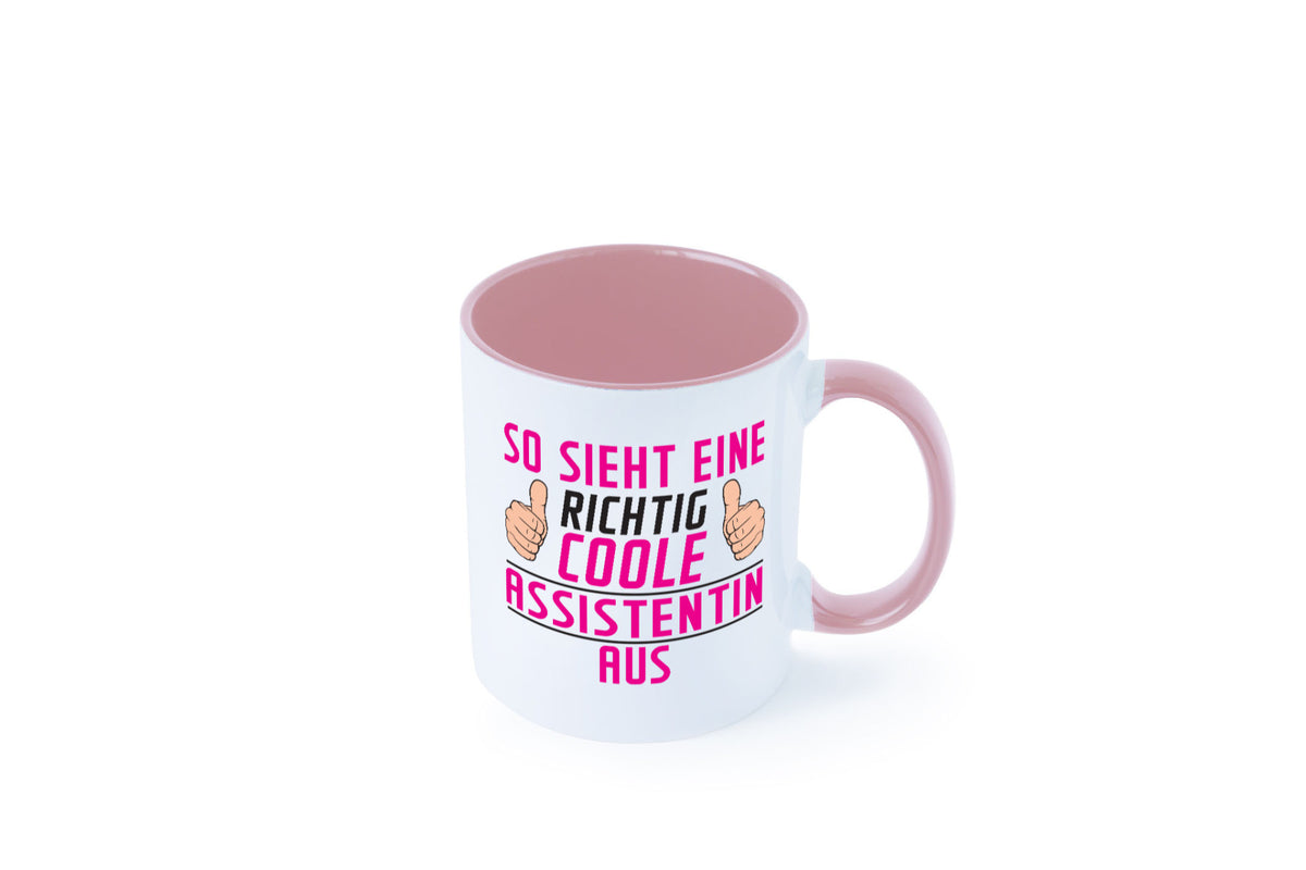 Richtig Coole Assistentin | Assistenz Hilfskraft lustig Humor Geschenkidee Tasse