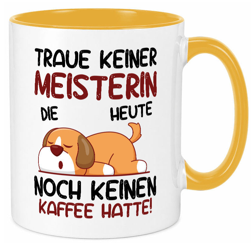 Traue keiner Meisterin | Meisterbrief Geschenkidee Humor Tasse