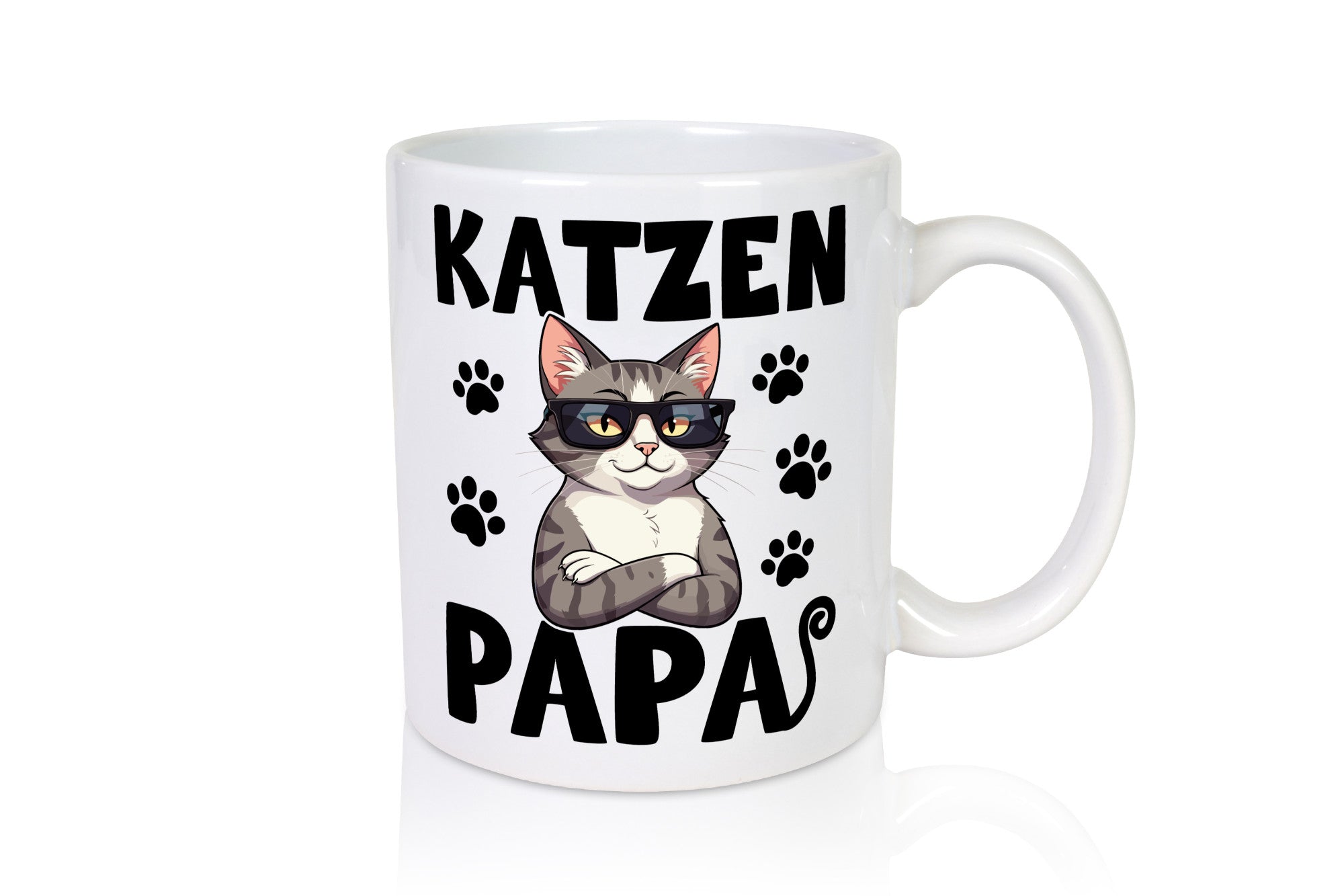 Katzen Papa | Katzenliebhaber Katze lustig Tierliebhaber Humor Geschenk Tasse