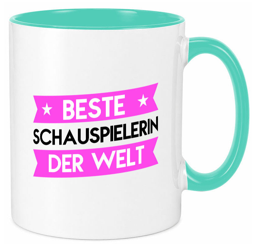 Beste Schauspielerin | Theater lustiger Spruch Geschenk Humor Geschenkidee Tasse