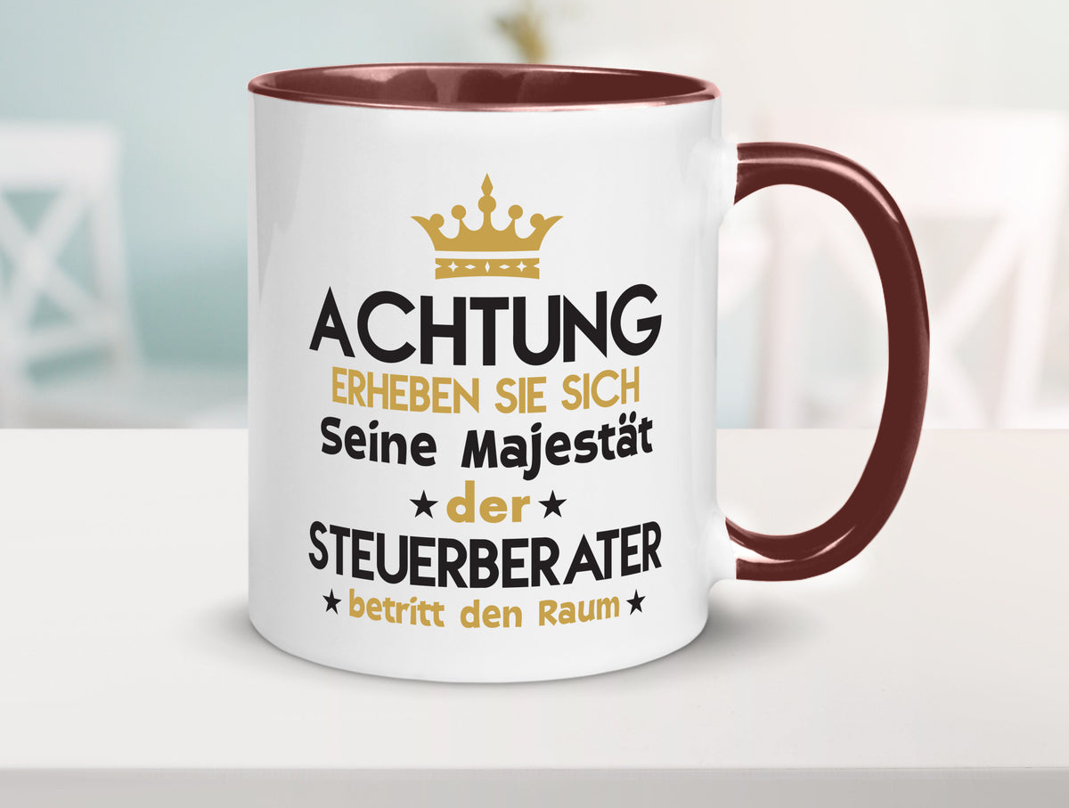 Seine Majestät Steuerberater | Steuern v2 Geschenk Humor Geschenkidee lustiger Tasse