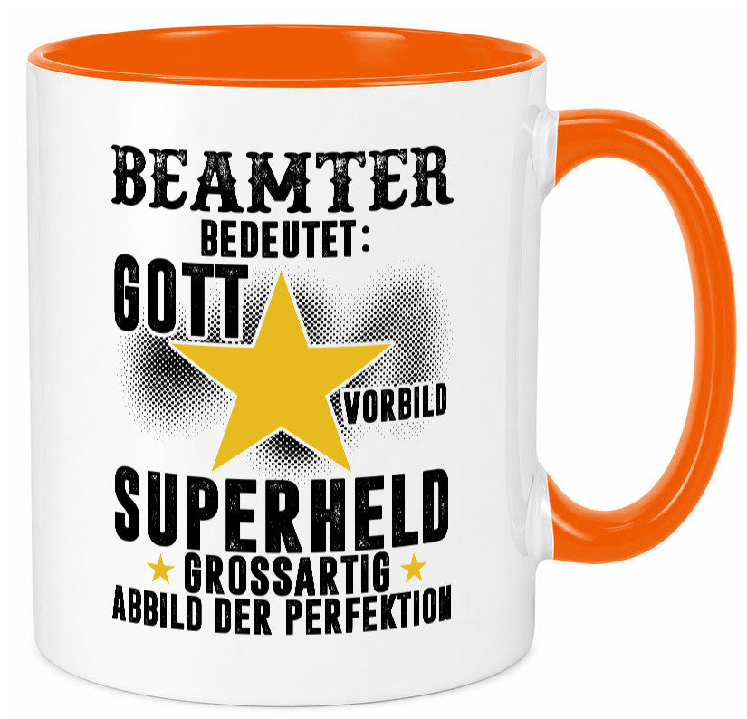 Bedeutung von Beamter | Verbeamtung öffentlicher Dienst Humor Geschenkidee Tasse
