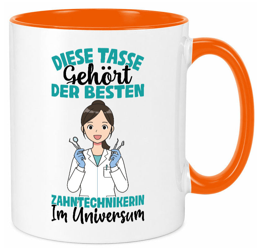 Im Universum: Zahntechnikerin | Zahnmedizin Humor Geschenkidee Tasse