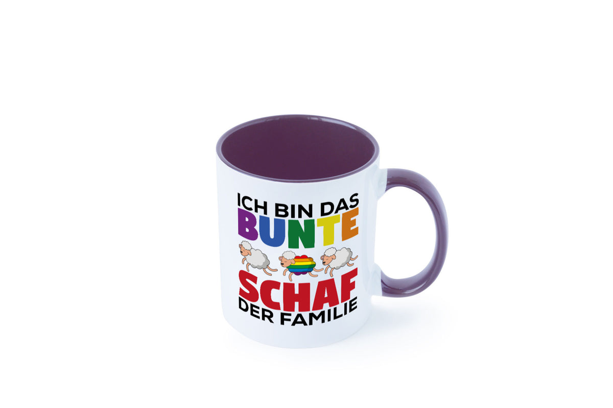 LGBTQ+ Tasse | Buntes Schaf Regenbogen Humor Geschenkidee
