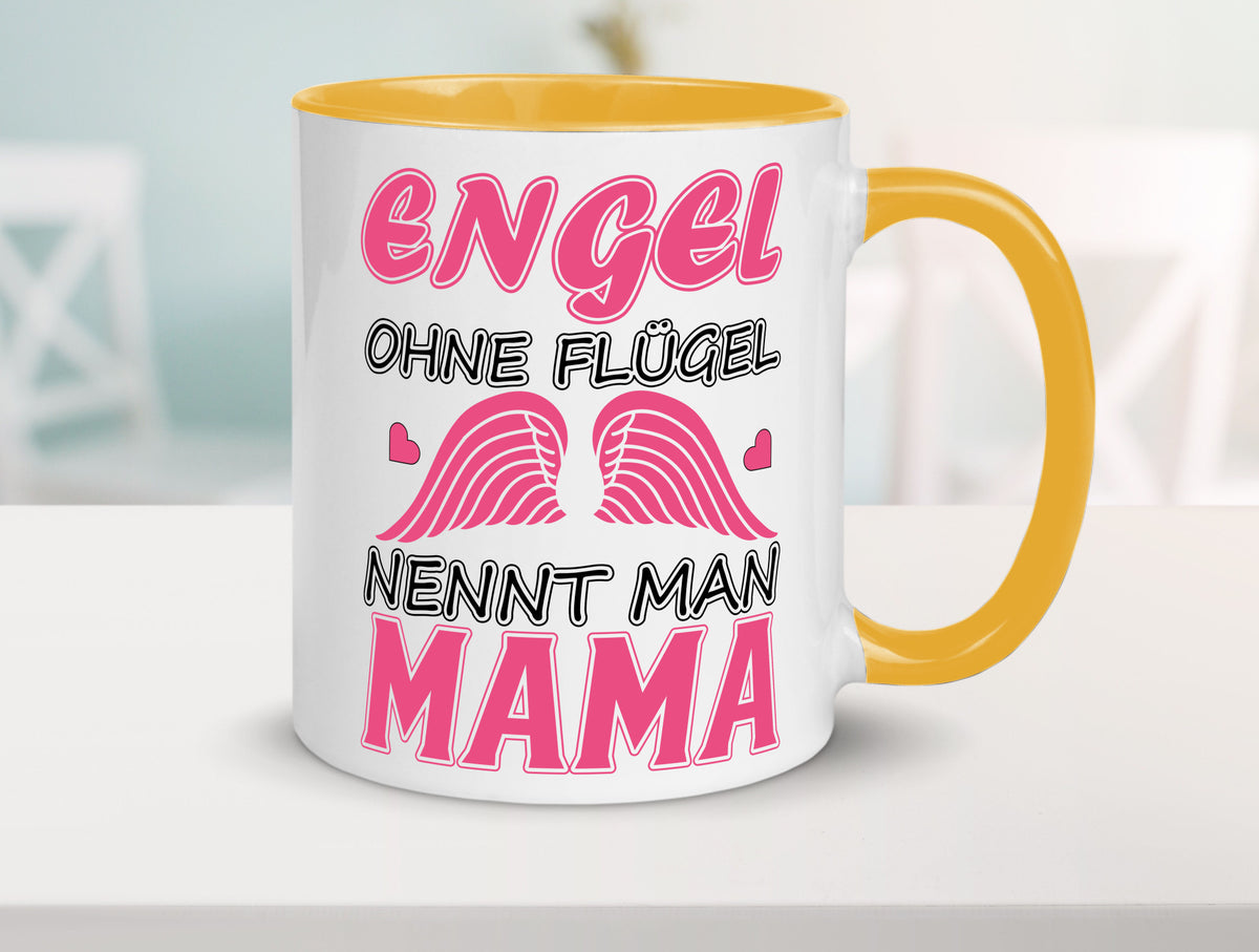 Mama Engel Humor Familie Geschenkidee Tasse