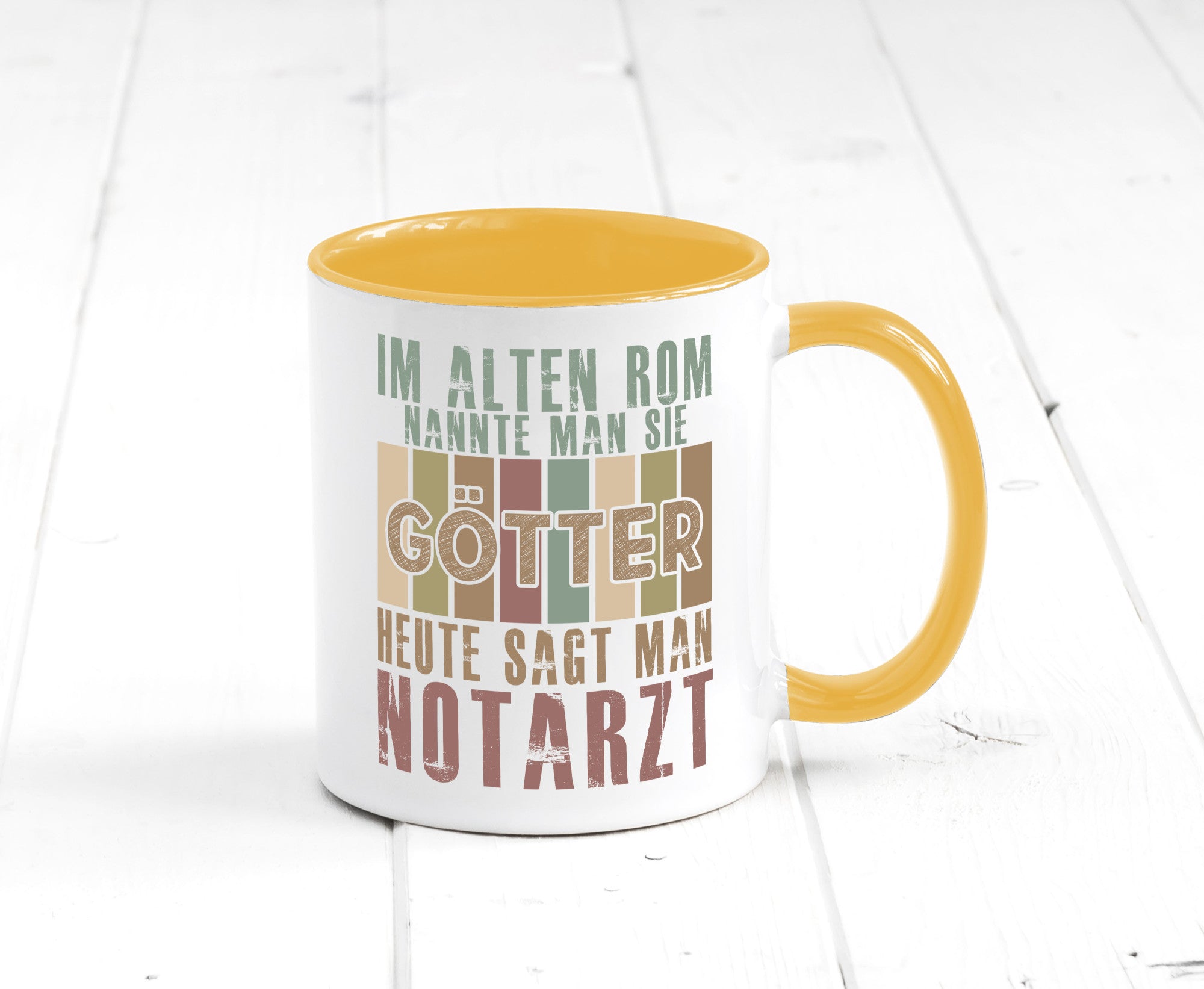 Heute sagt man: Notarzt | Arzt Humor Geschenkidee Tasse