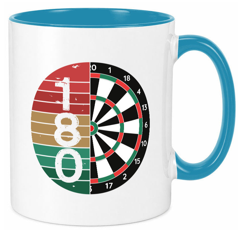 Dartsboard | Retro Dartspieler Kollege Freunde Geschenkidee Arbeit Kollegen