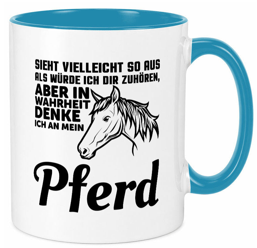 Pferde Spruch | Reiterin Tasse Pferdesport Reiten Humor Geschenkidee