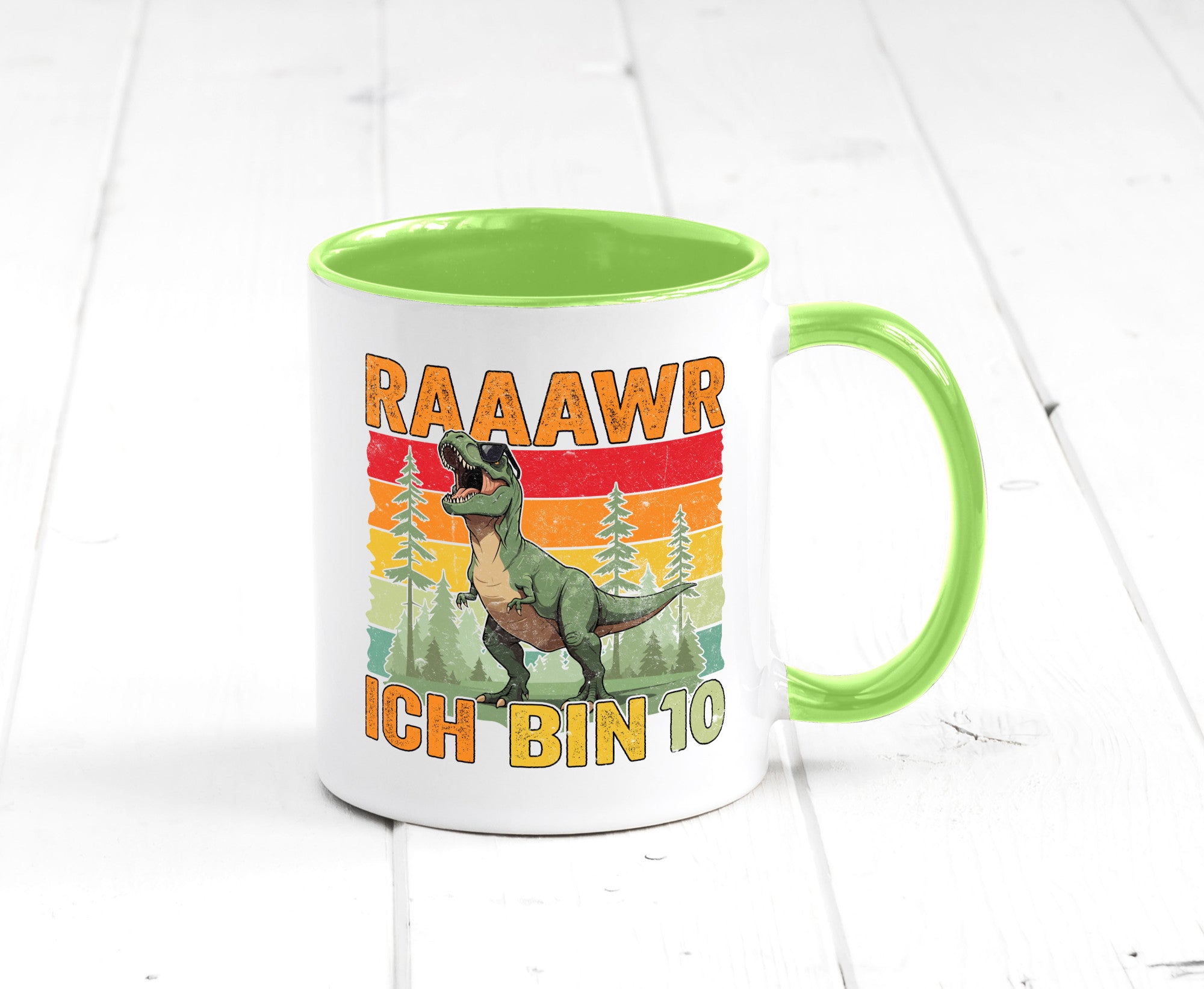 10. Geburtstag | 10 Jahre rarrrr ich bin Dinosaurier lustig Geschenkidee
