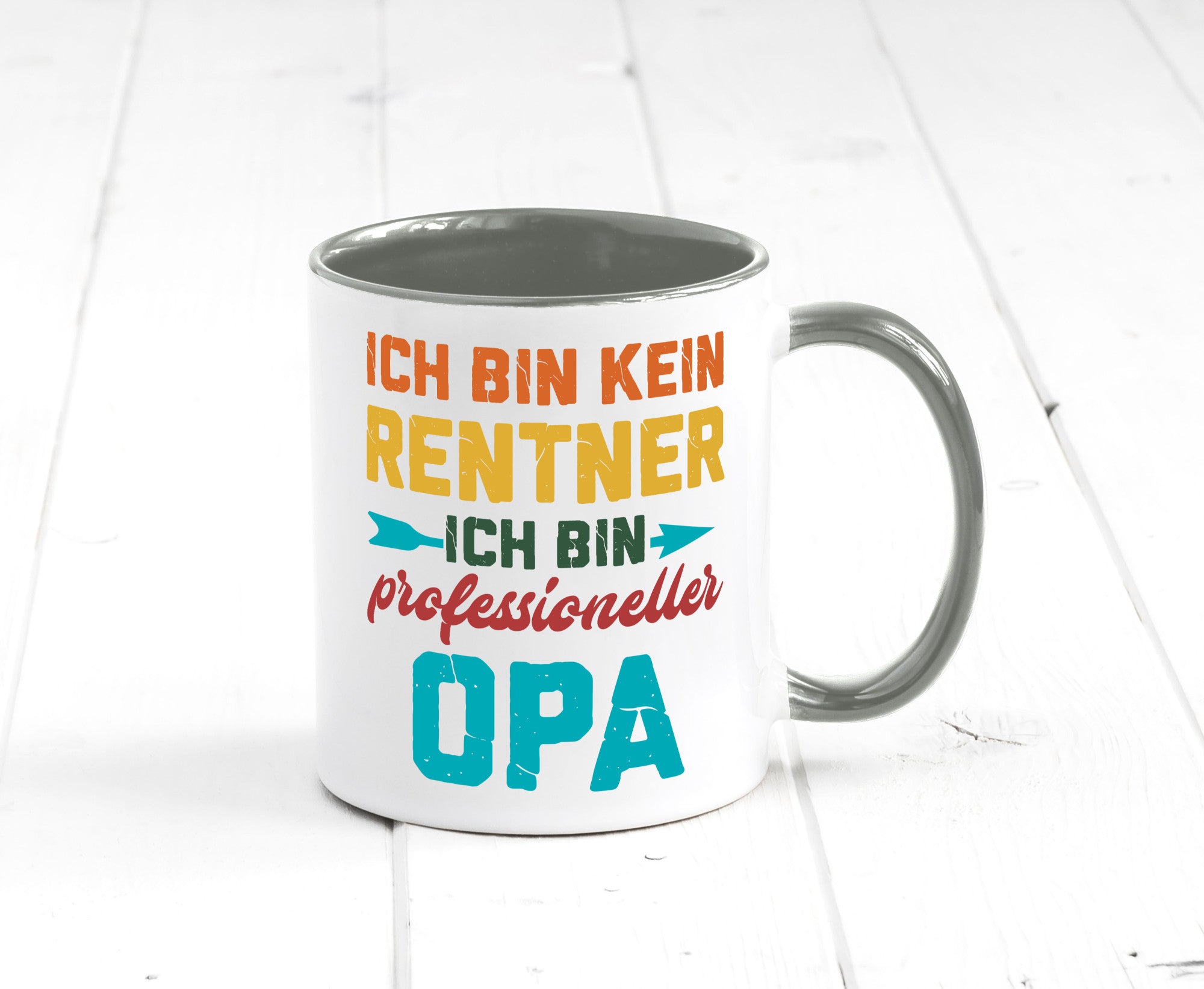 Ich bin Professioneller Opa | Rentner Großvater Geschenkidee Familie Humor Tasse
