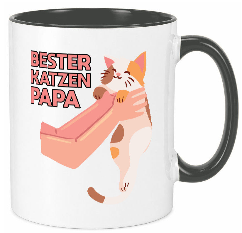 Bester Katzenpapa | Katze Gabel Geschenk Tierliebhaber Humor lustiger Spruch
