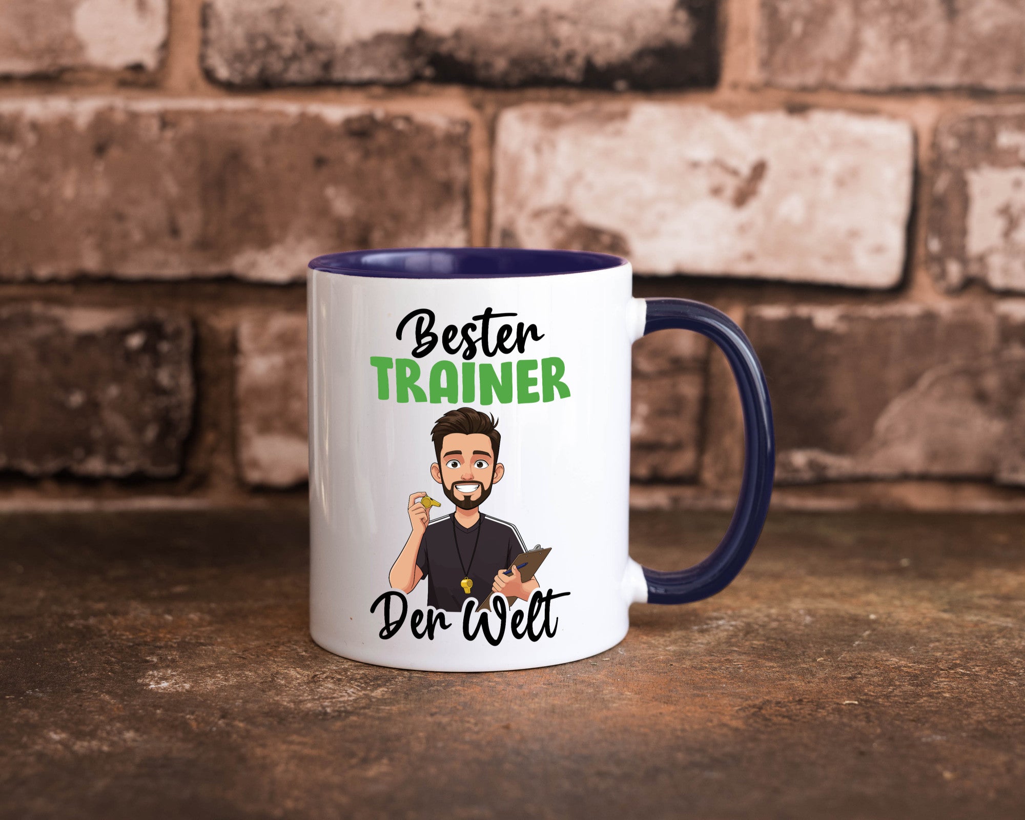 Bester Trainer | Verein Sport v2 Humor Geschenkidee Tasse