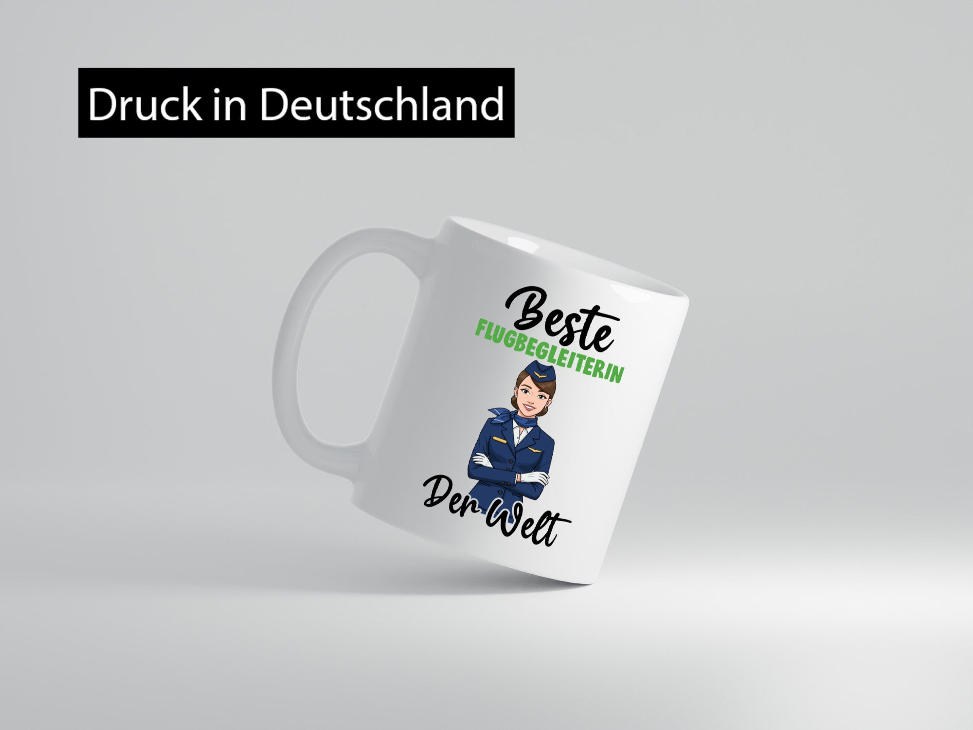 Beste Flugbegleiterin | Stewardess Flughafen v2 lustiger Spruch Geschenk Humor
