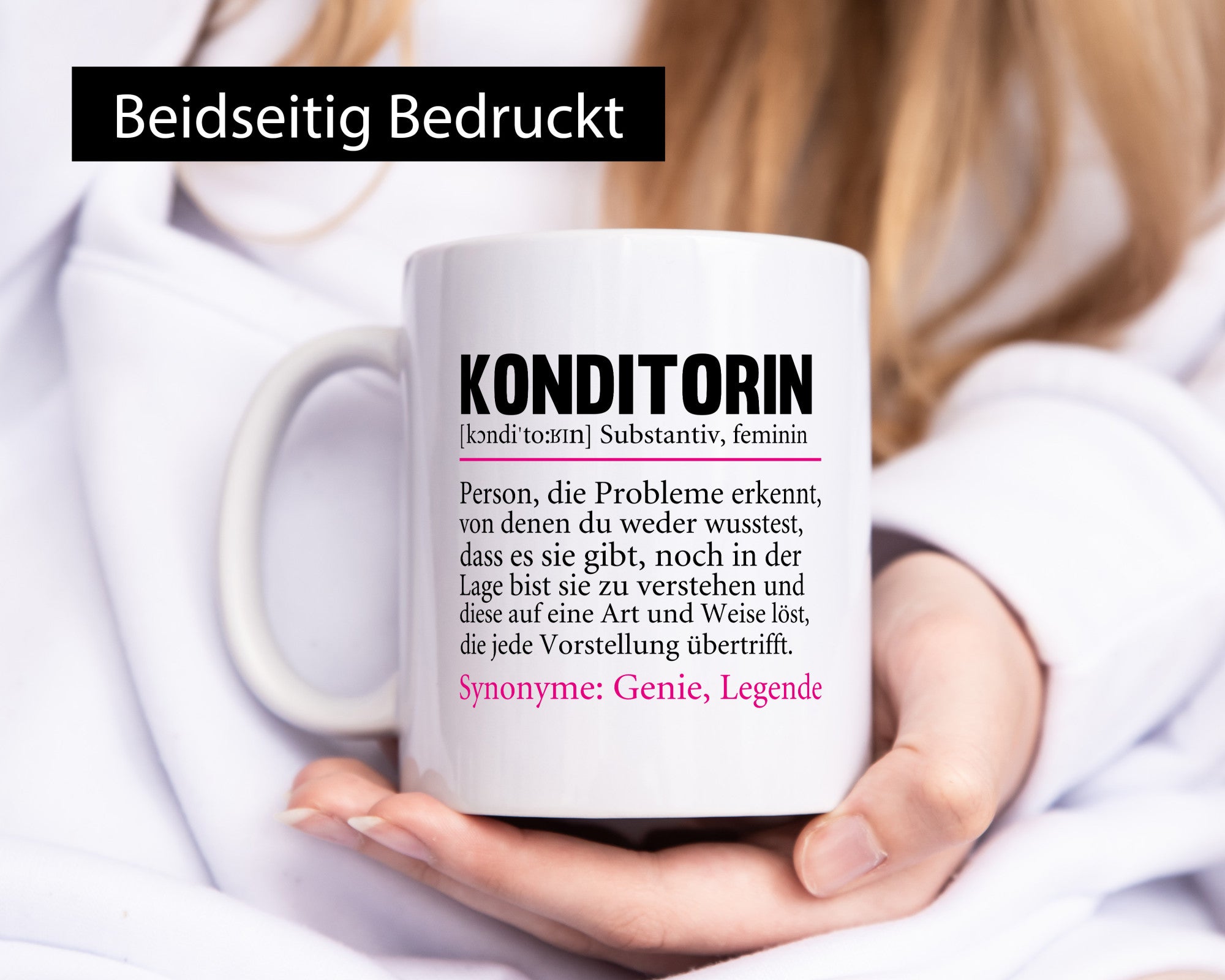 Konditorin | Spruch Definition Konditorei Geschenkidee Humor Tasse