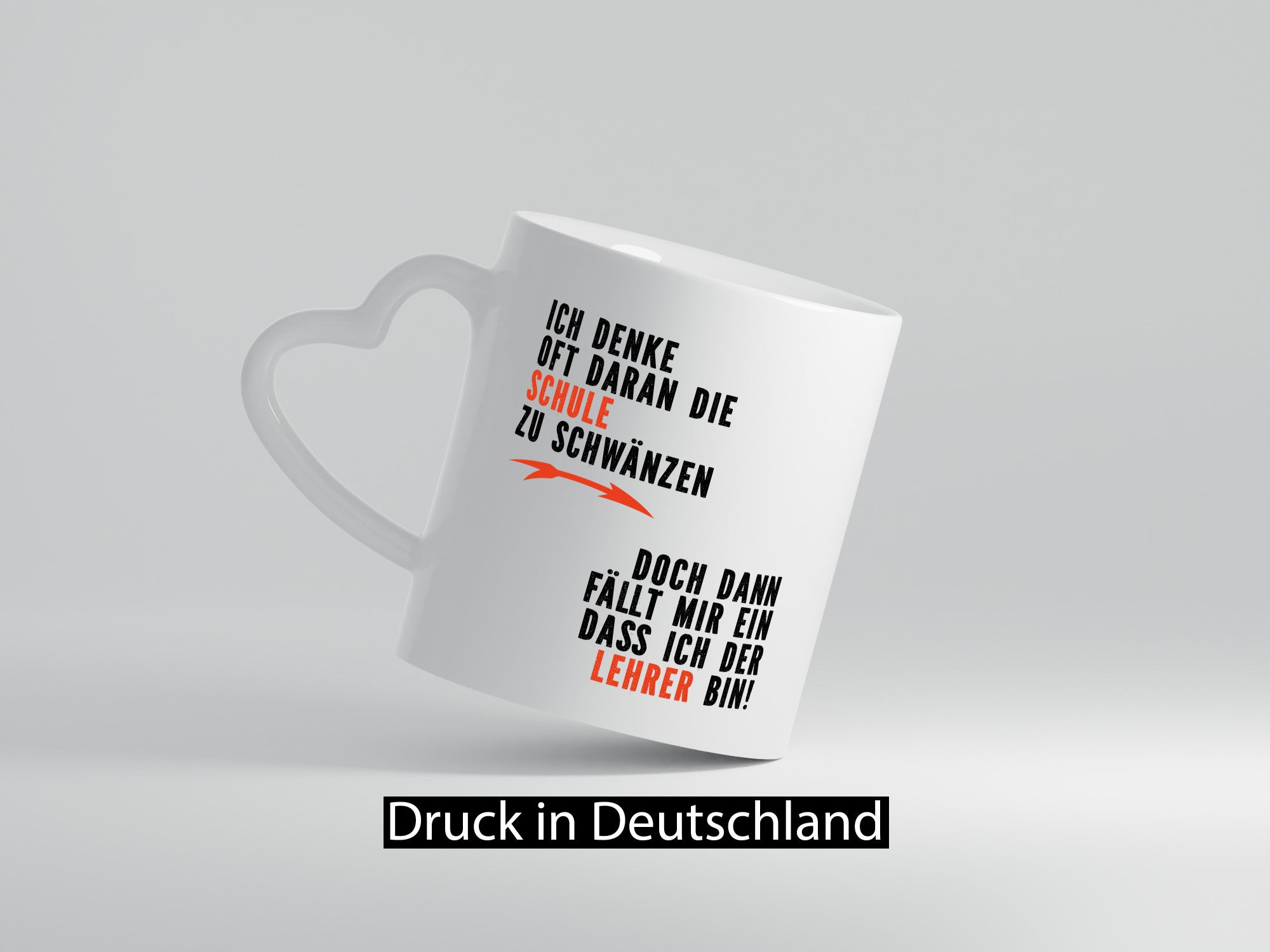Ich denke oft ans Schwänzen | Lehrer Unterricht Geschenkidee Humor Tasse