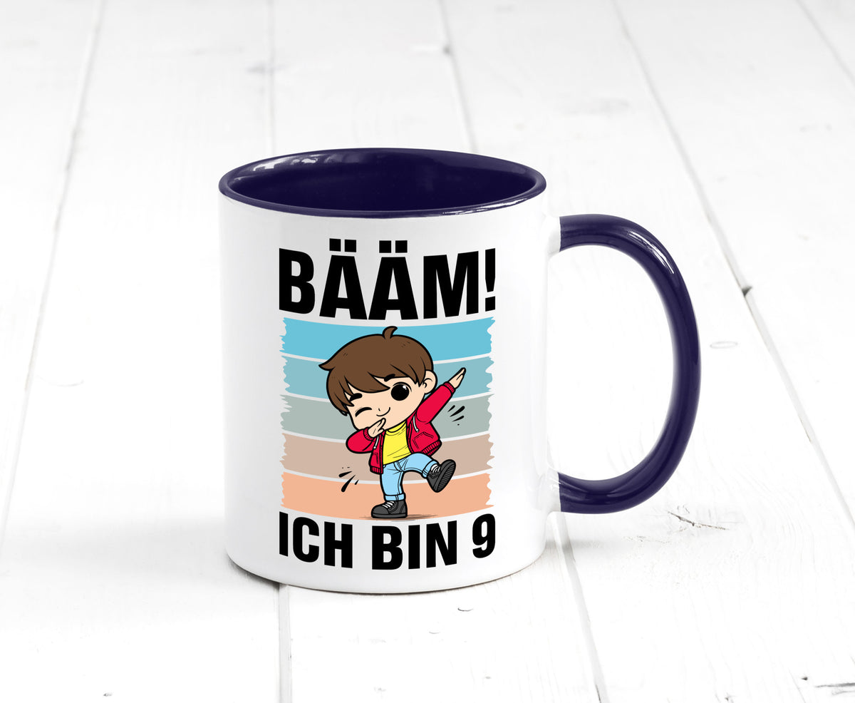 9. Geburtstag | Ich bin 9 Jahre Bäääm Dabbing Kind lustig Geschenkidee Geschenk Tasse