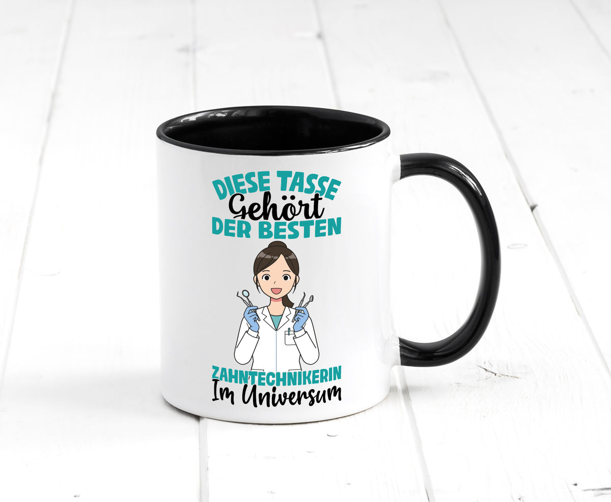 Im Universum: Zahntechnikerin | Zahnmedizin Humor Geschenkidee Tasse