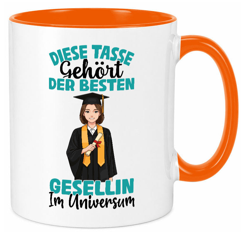 Im Universum: Gesellin | Handwerkerinnen lustiger Spruch Geschenk Humor
