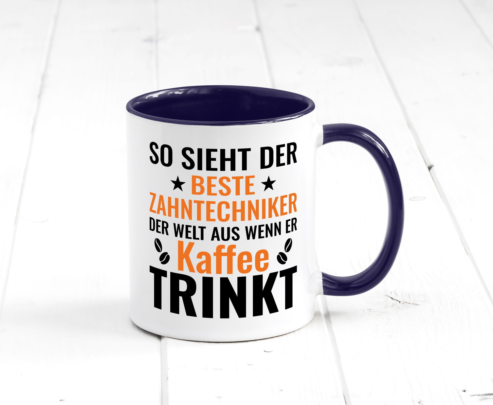 Kaffee trinkt: Zahntechniker | Zahnmedizin Geschenk Humor Geschenkidee lustiger