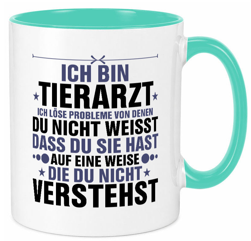 Löse Probleme: Tierarzt | Tiermedizin Mediziner Geschenk Tierliebhaber Humor