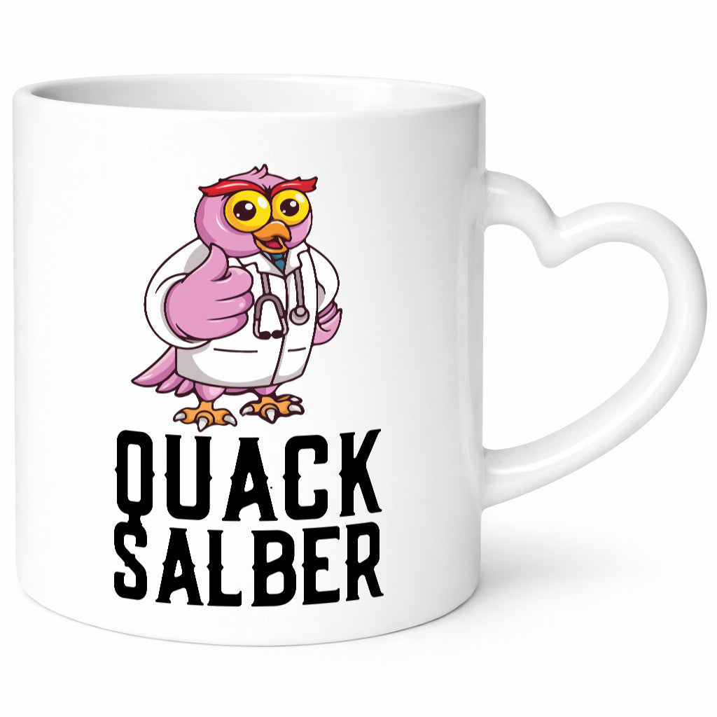 Quacksalber | witzige Ente Comic Arzt Ärztin lustiger Spruch Geschenk Humor