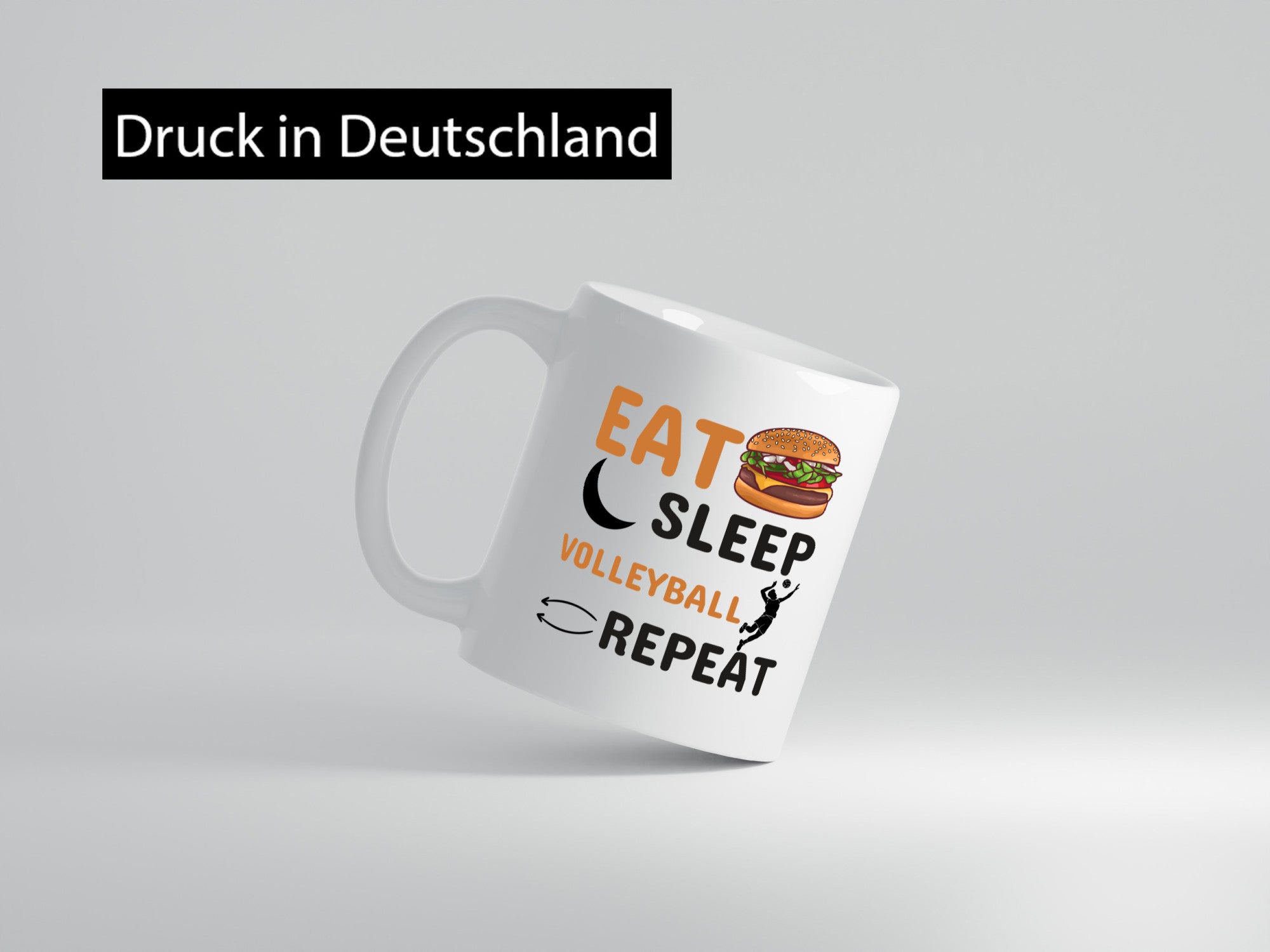 Eat Sleep Volleyball Repeat | Spieler Tasse Humor Geschenkidee